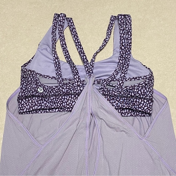 Lululemon Tank Top Women’s Size 6 Nouveau Limits Tank Top Lilac workout top - Picture 4 of 13